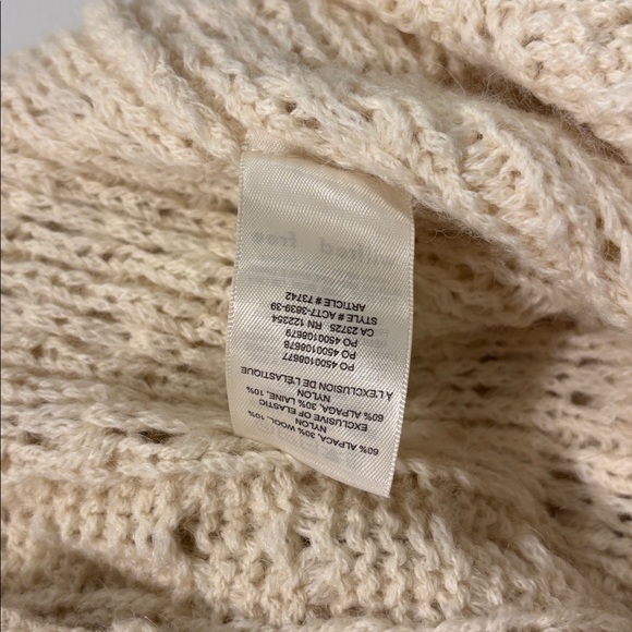 Wilfred Adley Cream Cable Knit Cardigan sweater - Picture 7 of 8